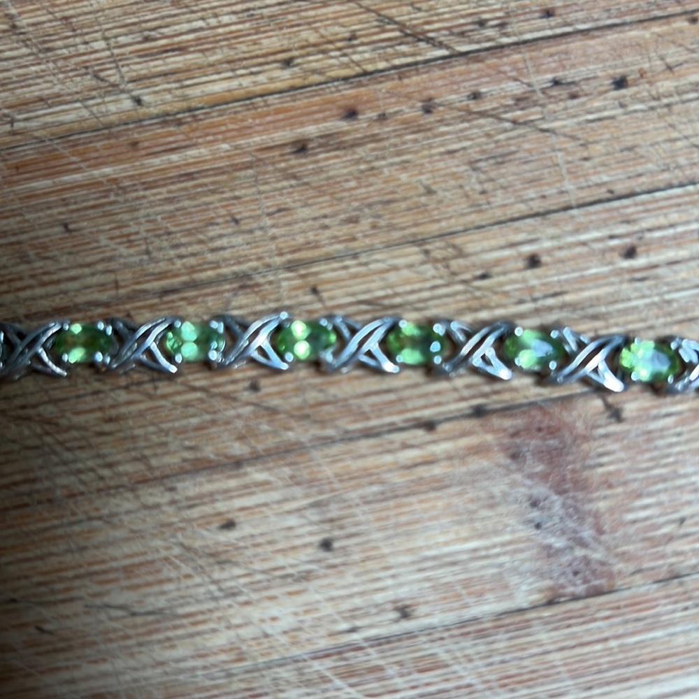 7.25 Sterling Silver Natural Peridot